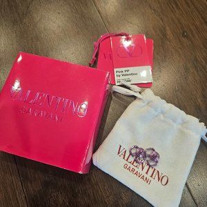 Valentino Vlogo Signature Stud Earrings in UWT Pink PP